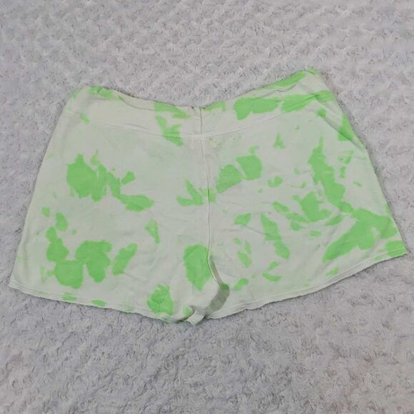 Sundry Green Paint Blot Stretch Shortie Drawstring Stretchable Waistband XL Size - Picture 3 of 8